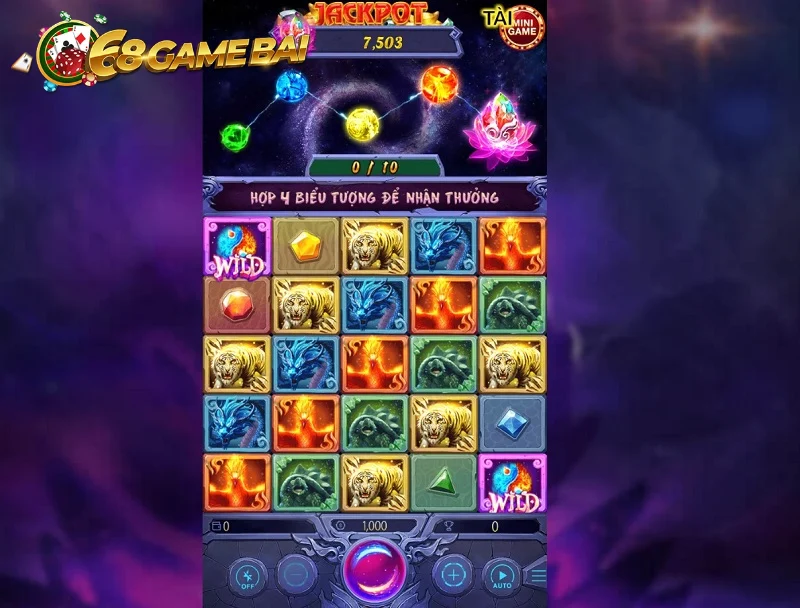 Chi tiết cách chơi Tứ thần thú 68 game bài cho người mới