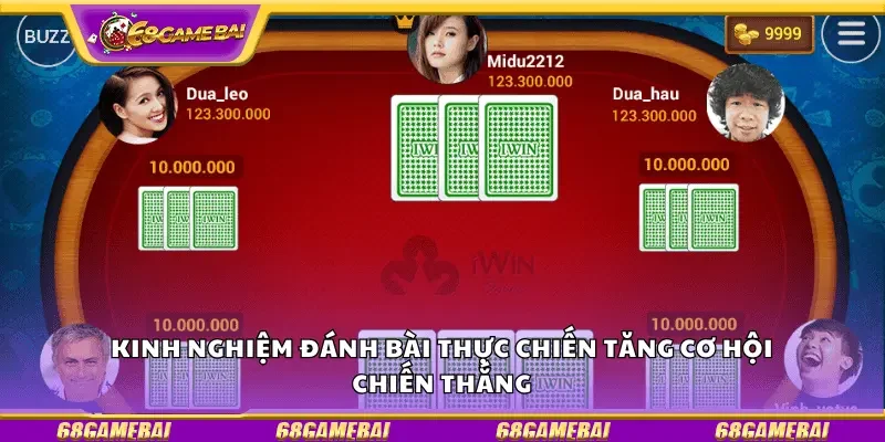 Kinh nghiệm đánh bài thực chiến tăng cơ hội chiến thắng